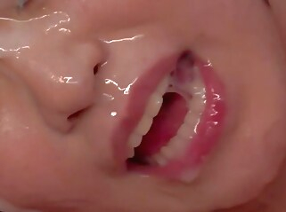 hd videos facial brunette